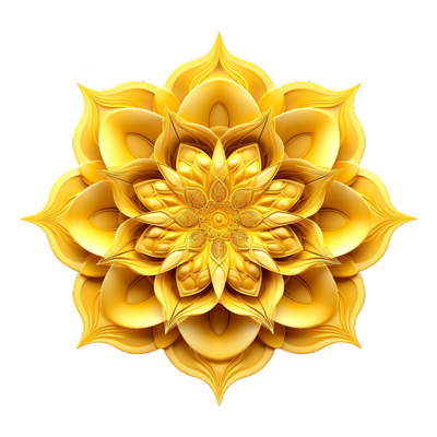 Flor chakra amarilla